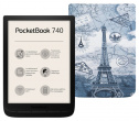 PocketBook 740 Black с обложкой Paris