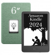 Amazon Kindle 11 2024 16Gb Special Offer Black с обложкой Fabric Green