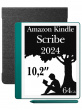 Amazon Kindle Scribe 2024 64Gb Green с обложкой Fabric Black