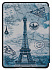 Amazon Kindle PaperWhite 12 2024 32Gb SE Green с обложкой Paris