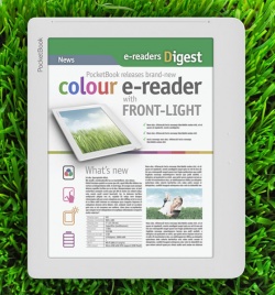 В июне 2013 года PocketBook выпустит электронную книгу, которая получит цветной сенсорный дисплей с внешней подсветкой  