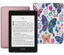 Amazon Kindle PaperWhite 2018 8Gb SO Plum с обложкой Butterfly