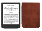 PocketBook 629 Verse Mist Grey с обложкой ReaderONE Brown