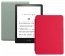 Amazon Kindle PaperWhite 2021 16Gb SO Agave Green с обложкой Red