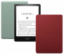 Amazon Kindle PaperWhite 2021 16Gb Special Offer Green с обложкой Кожа Merlot