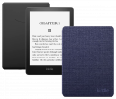 Amazon Kindle PaperWhite 2021 16Gb Special Offer с обложкой Ткань Deep Sea Blue