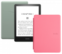 Amazon Kindle PaperWhite 2021 16Gb SO Agave Green с обложкой Pink