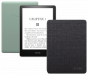 Amazon Kindle PaperWhite 2021 16Gb Special Offer Green с обложкой Ткань Black