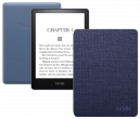 Amazon Kindle PaperWhite 2021 16Gb Special Offer Denim с обложкой Ткань Deep Sea Blue