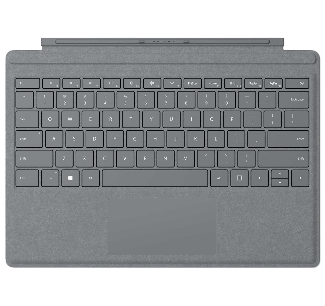 Microsoft Surface Pro 7 Type Cover Signature Platinum