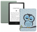 Amazon Kindle PaperWhite 2021 16Gb SO Agave Green с обложкой Owl