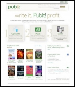 Pubit! – новый сервис самоиздата от Barnes & Noble