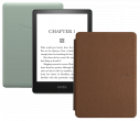 Amazon Kindle PaperWhite 2021 16Gb SO Agave Green с обложкой Brown