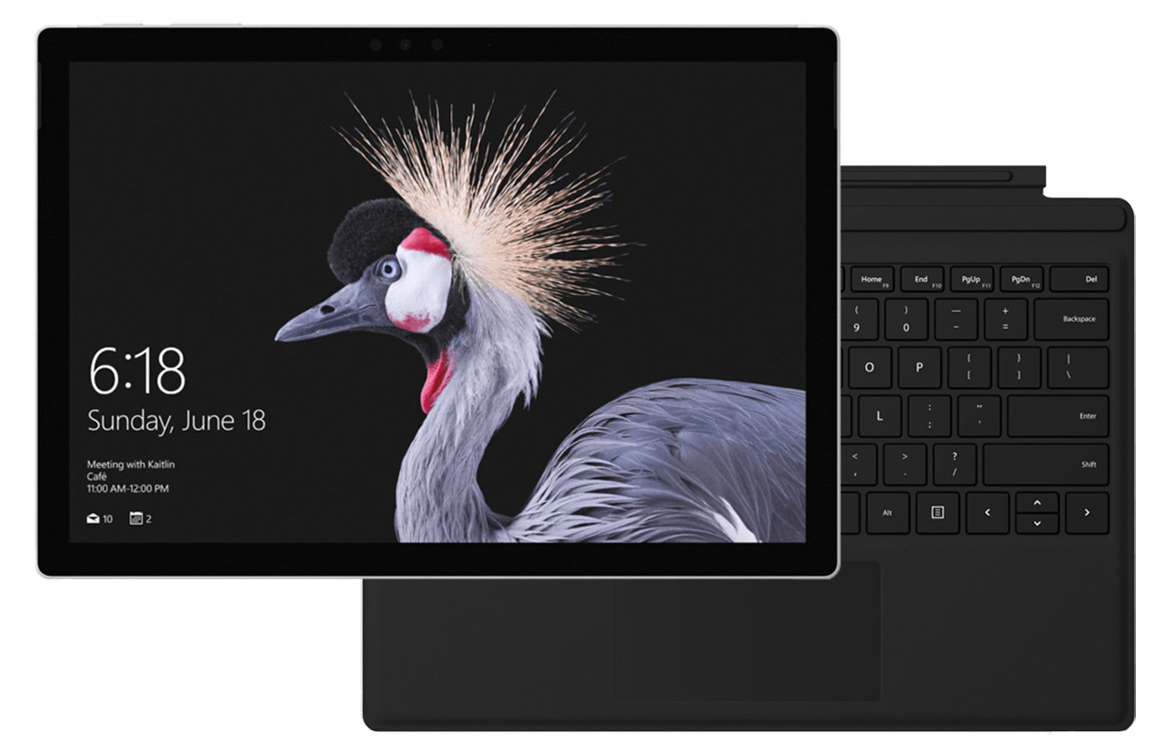 Microsoft Surface Pro 5 m3 128Gb 4Gb RAM + MS Pro 5 Type Cover Black