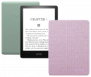 Amazon Kindle PaperWhite 2021 16Gb Special Offer Green с обложкой Ткань Lavender Haze