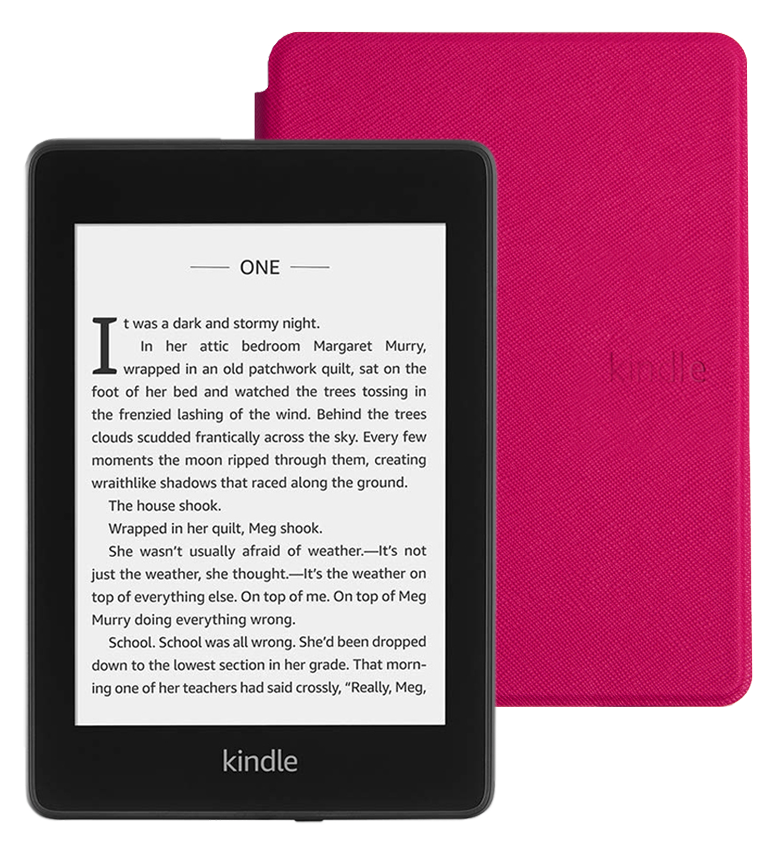 Amazon Kindle PaperWhite 2018 8Gb SO с обложкой Hot Pink