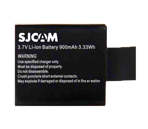 Аксессуар SjCam: 3.7V Li-ion Battery 900mAh