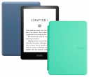 Amazon Kindle PaperWhite 2021 16Gb Special Offer Denim с обложкой Light Green