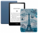 Amazon Kindle PaperWhite 2021 16Gb Special Offer Denim с обложкой Paris