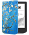 PocketBook 629 Verse Bright Blue с обложкой ReaderONE Sakura