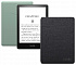 Amazon Kindle PaperWhite 2021 16Gb Special Offer Green с обложкой Ткань Black