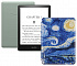 Amazon Kindle PaperWhite 2021 16Gb SO Agave Green с обложкой Van Gogh