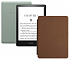 Amazon Kindle PaperWhite 2021 16Gb SO Agave Green с обложкой Brown