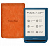 PocketBook 632 Aqua с обложкой Brown