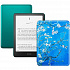 Amazon Kindle PaperWhite 12 2024 32Gb SE Green с обложкой Sakura