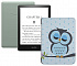 Amazon Kindle PaperWhite 2021 16Gb SO Agave Green с обложкой Owl