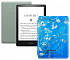 Amazon Kindle PaperWhite 2021 16Gb SO Agave Green с обложкой Sakura