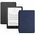 Amazon Kindle PaperWhite 12 2024 16Gb SO Black с обложкой Blue