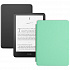 Amazon Kindle PaperWhite 12 2024 16Gb Black с обложкой Light Green