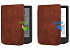 PocketBook 634 Verse Pro Azure с обложкой ReaderONE Brown