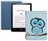 Amazon Kindle PaperWhite 2021 16Gb Special Offer Denim с обложкой Owl