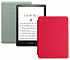 Amazon Kindle PaperWhite 2021 16Gb SO Agave Green с обложкой Red