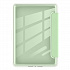 Обложка ReaderONE PaperWhite 2024 Glass Light Green