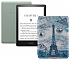 Amazon Kindle PaperWhite 2021 16Gb SO Agave Green с обложкой Paris