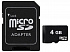 Карта памяти microSD 4 Gb