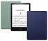 Amazon Kindle PaperWhite 2021 16Gb Special Offer Green с обложкой Кожа Deep Sea Blue