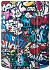 Обложка R-ON Pocketbook X Slim Graffiti